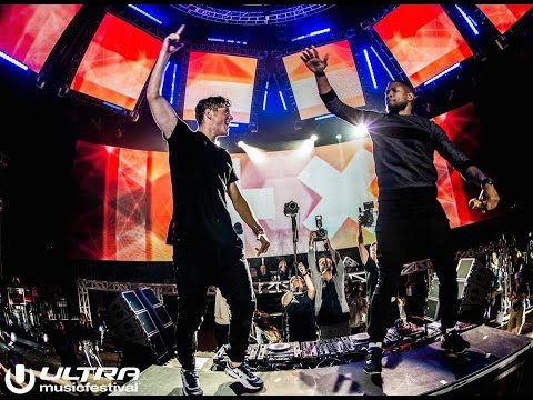 Martin Garrix feat. Usher - Don't Look Down - Ultra Music Festival Miami (2015)