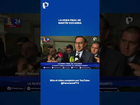 El expresidente Martín Vizcarra está en la "hora final" de su juicio oral...