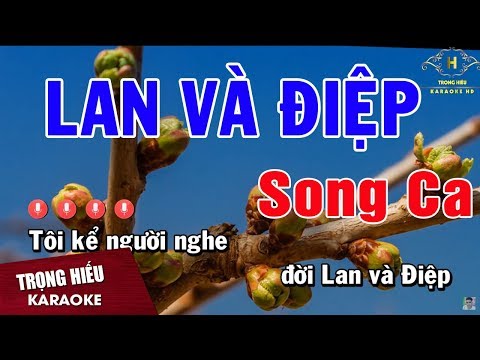 Karaoke Chuyện Tình Lan Và Điệp Song Ca Nhạc Sống | Trọng Hiếu