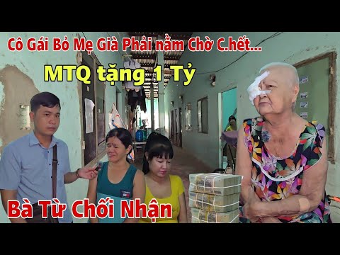 Giải Cứu Kịp Thời Con Gái bỏ Mẹ Già một mình tự "Móc Mắt" nằm "Chết" trong nhà trọ, nhận 1 Tỷ Đồng