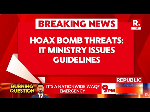 Breaking News: Amid Hoax Bomb Threats IT Ministry Issues Social Media Guidelines | Republic TV