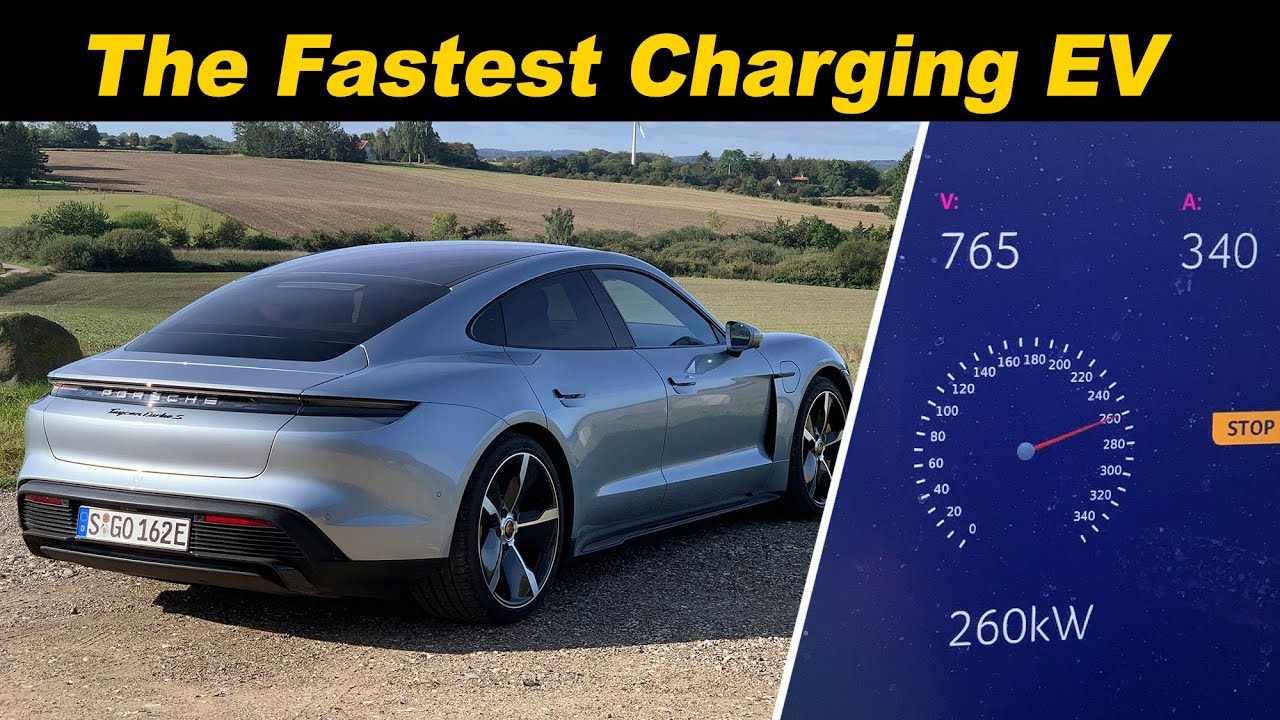 2020 Porsche Taycan DC Fast Charging From 1-100%