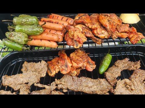 Mi comida de hoy un Pollito asada  y guacamole algo sensillito