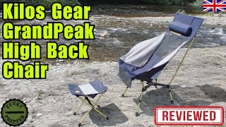 The Strongest Lightest camping chair available - Kilos Gear GrandPeak™