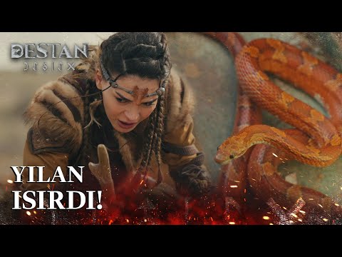 Akkız'ı yılan ısırıyor! - Destan 9. Bölüm