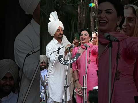 #diljitdosanjh and #nishabano sing #chamkila 's super famous song | Baapu Sada Gum Ho Gaya