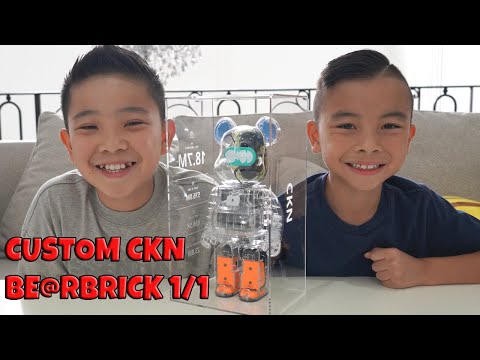 Custom CKN  BEARBRICK Gift From YouTube