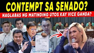 KAKAPASOK LANG! C0NTEMPT sa HEARING ng SENADO? MARCOLETA T1NAP0S si VICE GANDA BILIS ng KAR MA?