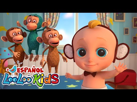 Cinco Monitos - Canciones infantiles y para niños LooLoo Kids Espanol