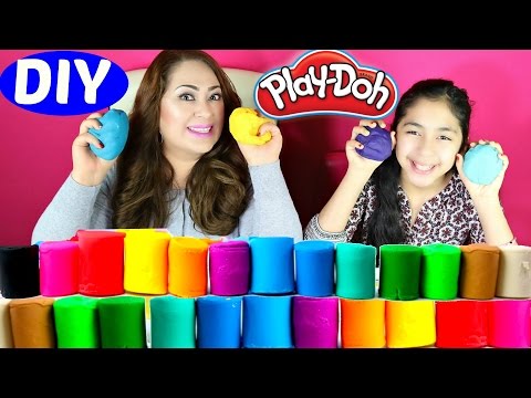Play Doh DIY How To Make Play Doh at Home Really Easy| B2cutecupcakes