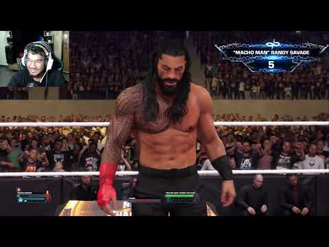 WWE 2k24 Roman Reigns VS. Seth Rollins VS. John Cena VS. All Raw SmackDown Gameplay in Hindi Part 1