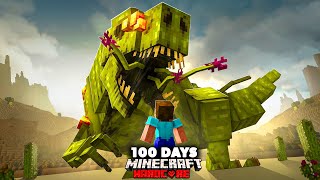 100 Days in a PREHISTORIC NIGHTMARE in Hardcore Minecraft