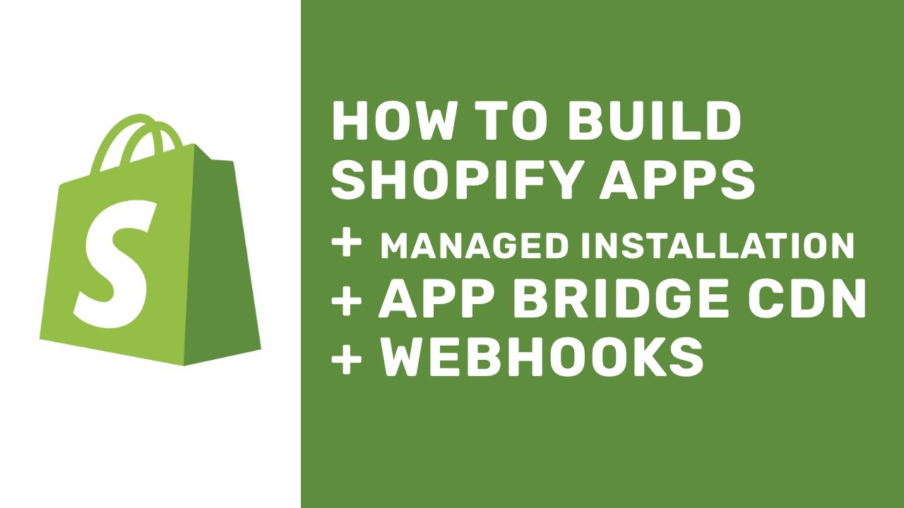 Creating a Shopify app from scratch