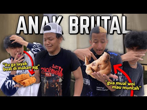 Aku Paksa ANAK BRUTAL Untuk Cobain Makanan ANEH THAILAND ..