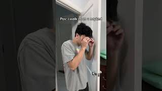 When you walk in on your girlfriend changing 🫣