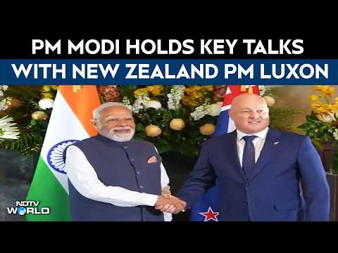 PM Modi Receives Ceremonial Welcome In Auckland, Holds Key Talks With New Zealand PM