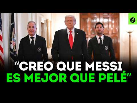 Así fue el CARA A CARA entre MESSI y TRUMP en la CASA BLANCA: ¿PELÉ o MESSI? | Depor