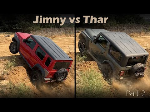 Jimny vs Thar: Part 2 Offroading continued..