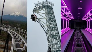 Every Roller Coaster at Fuji-Q Highland in Japan! Front Seat POV!