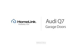 Audi Q7 HomeLink Training video poster
