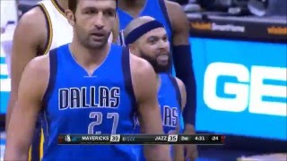 Mavericks vs Jazz - Team Highlights (HD) - April 11, 2016
