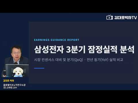 <strong>삼성전자</strong> <strong>실적발표</strong> 직후 주가 급락... 대체 무슨 일? #김대호박사