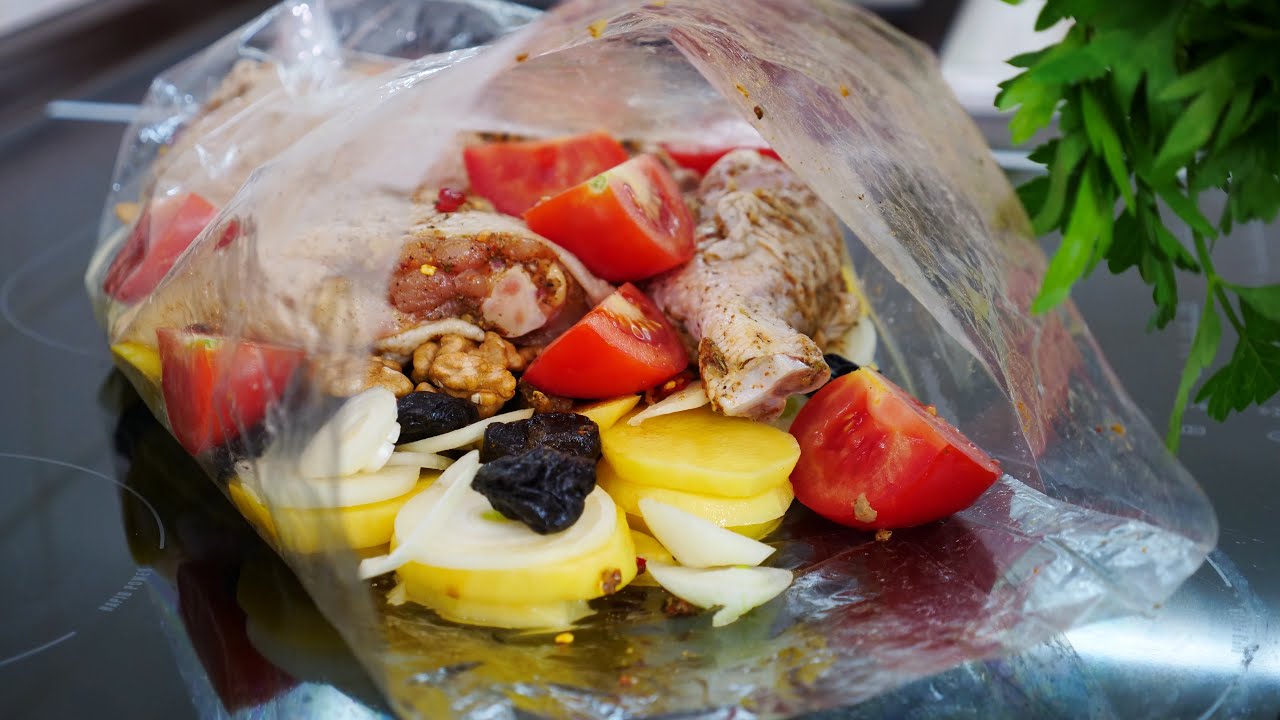 Обед в пакете за 20 минут и в духовку lunch in 20 minutes