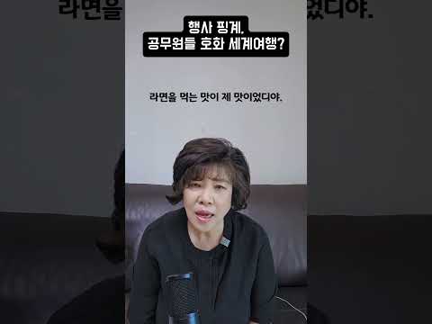 행사 핑계, 공무원들 호화 <strong>세계여행</strong>?