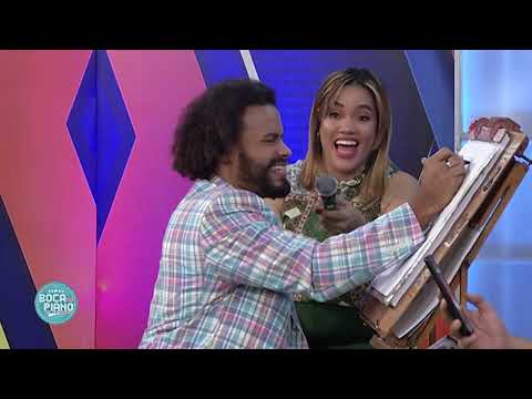 Dominicano es el caricaturista más rápido del mundo, (Alani J) | Boca de Piano es un Show