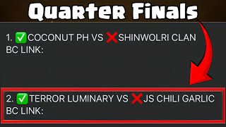 Jun Gaming vs J’S Chili’s clan members sa Quarter Finals ng Tournament 