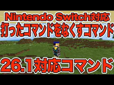 【マイクラ】コマンドを消すコマンドのやり方教えます!【マインクラフト/統合版/スイッチ版】