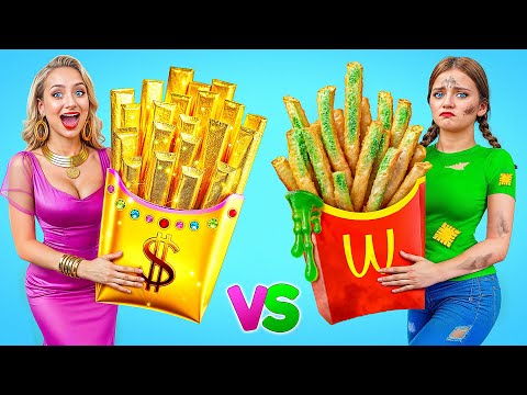 Real Food vs Chocolate Food Challenge | Rich vs Broke by Multi DO Challenge