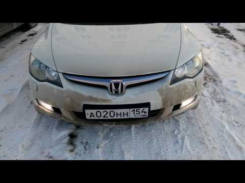 Honda Civic 4d поставил оригинальные туманки (готовимся к лету)