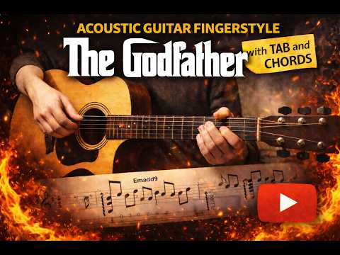 THE GODFATHER Fingerstyle Guitar TAB + Chords)
