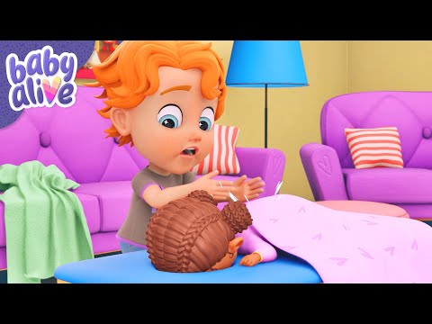 Dia de Spa relaxante para bebês 👶 Família Crianças Desenhos animados  💖 Baby Alive Oficial