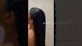 Once a week Curly hair routine for hair growth 🧖🏽‍♀️ 🎀✨