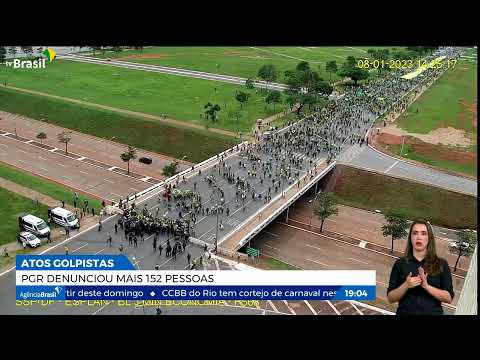 PGR denuncia mais 152 pessoas por ataques golpistas do dia 8 de janeiro