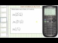 TI-89 Graphing Calculator: Limits at Infinity