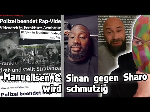 Polizei & Anzeigen wegen Video | MANUELLSEN & SINAN vs SHARO wird dreckig || RapSchau