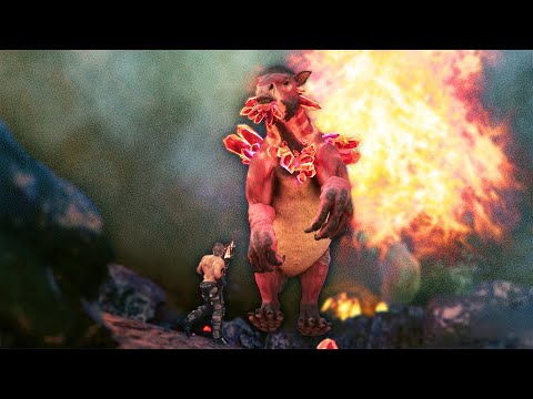 Locate the Cave. KILL THE GUARDIAN. Take the Artifact! | ARK MEGA MODDED #7