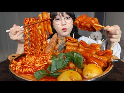 다이어트할 때 떡볶이가 땡긴다면 알룰로스 떡볶이👍🏻분식먹방 Spicy Tteokbokki Mukbang ASMR