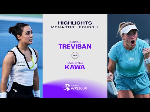 Martina Trevisan vs. Katarzyna Kawa | 2023 Monastir Open Round 1 | WTA Match Highlights