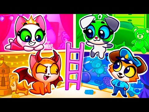 😍 Giant Dollhouse Party Song 🏠 Secret Room for Toys | Kids Songs & Nursery Rhymes 🎵