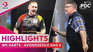 FAVORIET ANDERSON IN ZWAAR WEER OP AVOND VOL STUNTS!😱🤯 | Overzicht Avondsessie Dag 8 | WK Darts 2025