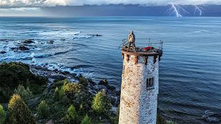 Braving Severe Storms at an Abandoned Lighthouse!
