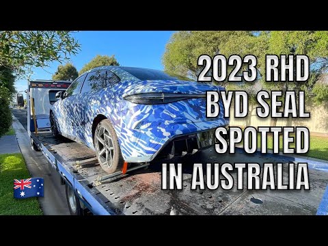 BYD SEAL 2023 RIGHT HAND DRIVE SPIED IN AUSTRALIA Atto 4 Specs Pricing