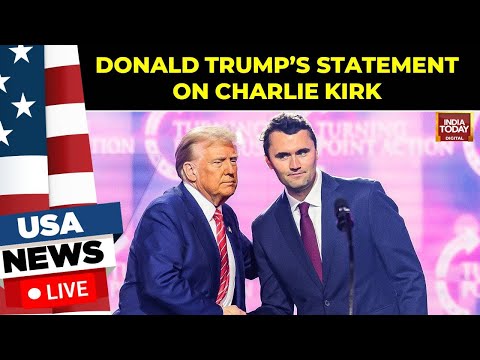 LIVE Charlie Kirk Assassinated, America in shock | Trump Speaks On Charlie Kirk's Assassination