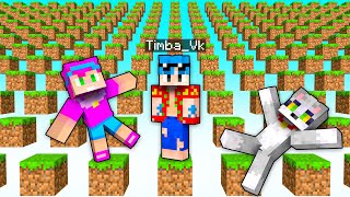 Paso MINECRAFT pero el MUNDO ENTERO es de PARKOUR 😱😂 CIVILIZACIÓN PARKOUR