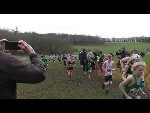 Under 13 Boys UK Inter Counties Cross Country Championships at Loughborough 11th March 2023
