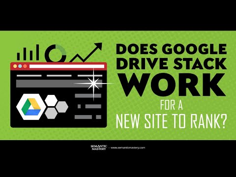 Does Google Drive Stack Works For A New Site To Rank?